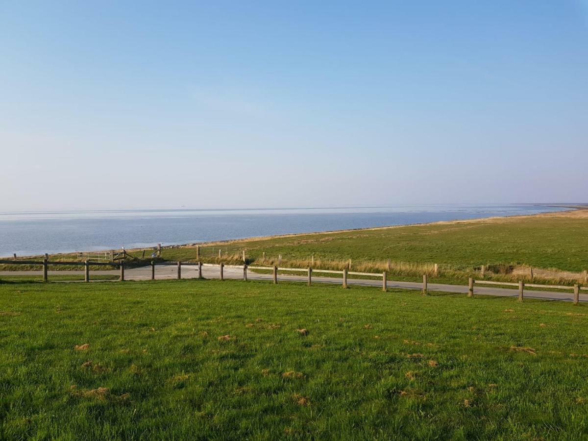 Kapitaenshaus Meerblick Langeneß Buitenkant foto